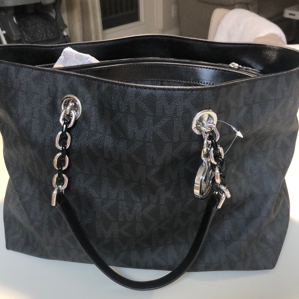 Michael Kors Black Logo Tote Bag.  New with tags